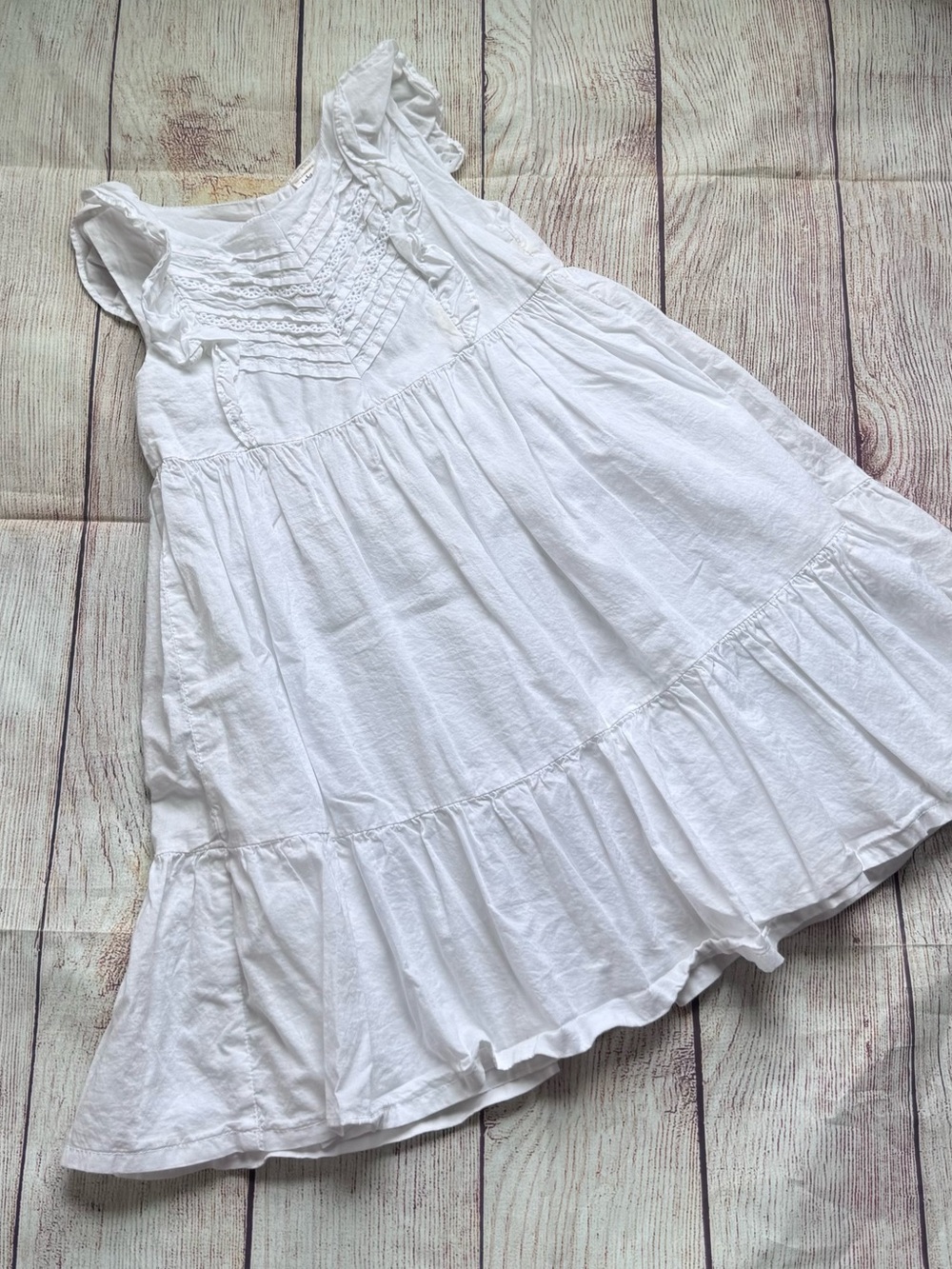 OshKosh B'gosh White Pintuck Sundress